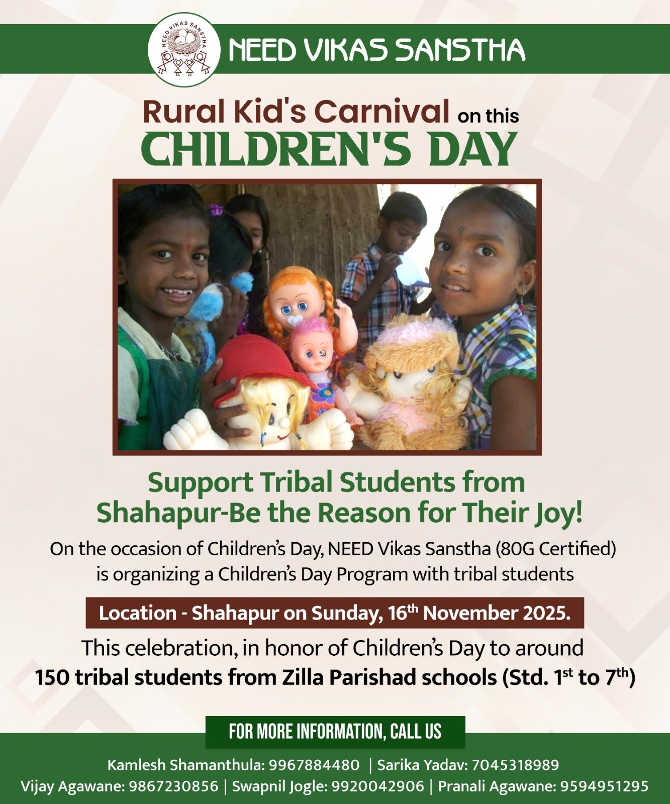 Bring Smiles This Children’s Day!